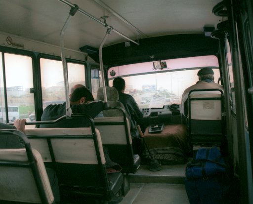 in the mini
bus